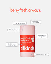 Load image into Gallery viewer, Very Berry Keep It Fresh Deodorant
