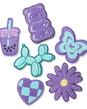 Load image into Gallery viewer, Ultra Violet Iron-On Patches Set
