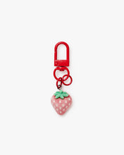 Load image into Gallery viewer, Strawberry Flocked Charm
