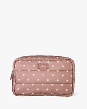 Load image into Gallery viewer, Polka Dot Puffer Cosmetic Bag
