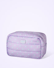 Load image into Gallery viewer, Polka Dot Puffer Cosmetic Bag
