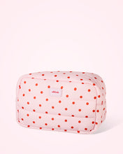 Load image into Gallery viewer, Polka Dot Puffer Cosmetic Bag
